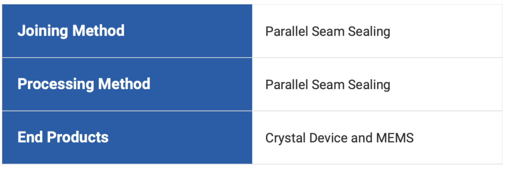 parallel seam sealing